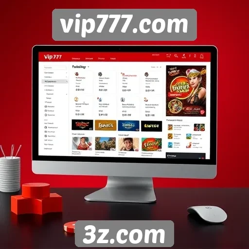 Experiência do usuário na interface de vip777.com